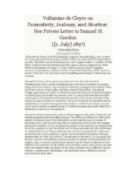 A private letter on Domesticity, Jealousy, and Abortion, by Voltairine de Cleyre