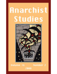 Anarchist Studies – issue Post-Anarchism