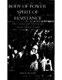Body of Power, Spirit_of Resistance, by Jean Comaroff