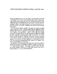 Social movements, political violence, and the state- A comparative analysis of Italy and Germany, by Donatella della Porta