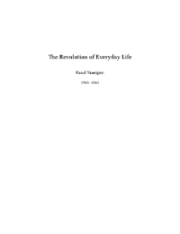 The Revolution of Everyday Life, by Raoul Vaneigem