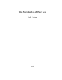 The Reproduction of Daily Life- Fredy Perlman-