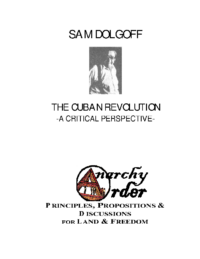 The Cuban Revolution- A Critical Perspective- Dolgoff Sam