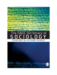 The Sage Dictionary of Sociology